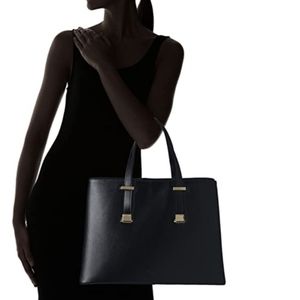 Ted Baker SEVINA Crosshatch Leather Tote Bag.